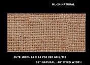 ML-24 natural jute laminated fabric