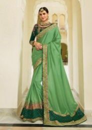 Designer Border Work Sarees