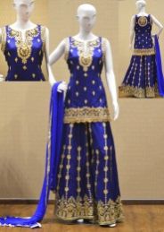 Gota Patti Work Sharara Suits