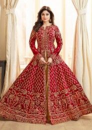 Royal Silk Wedding Wear Anarkali Suits