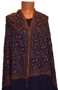 woollen embroidery shawl