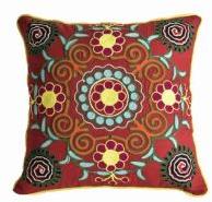 Cotton Embroidery Designs Cushion Cover