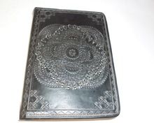 Genuine Leather Flower Design Embossed Journal