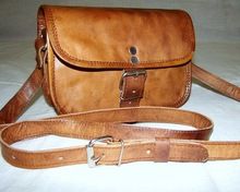 Genuine Leather Landscape Single Buckle Bag