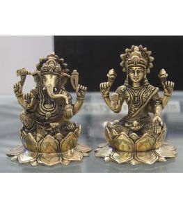 Brass Laxmi Statue