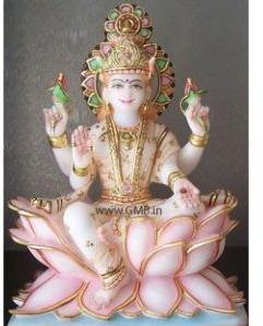 marble goddess laxmi statue