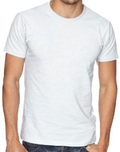 Mens Round Neck white t-shirt