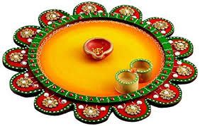 Acrylic Pooja Thali