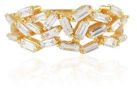 Baguette Gold Designer Ring
