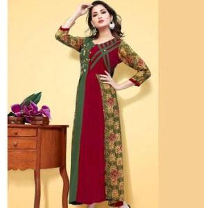 WOMENS KURTI MOON WALK REYON BASED RADY MADE KURTI