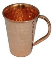 PURE COPPER HAMMERED CUP