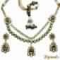 Polki Necklace Set Kurava