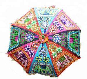 Rajasthani Sun Cotton Banjara Work Umbrella