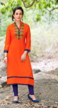 LADIES RAYON FULL SLEEVES KURTI