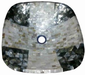 Unique Mother Of Pearl Wash Basin