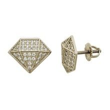 Diamond Shape CZ Earring