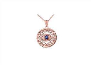 Evil Eye Gemstone Pendant