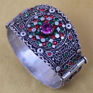 925 Silver Afghan Bangle