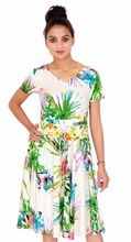Rayon Casual Womens Floral Printed Dress