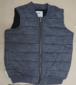 KIDS CUT SLEEVE JACKETS GARMENT