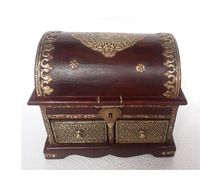 Brass Fitted Wooden Box