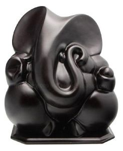 Black Marble Ganesh Statue