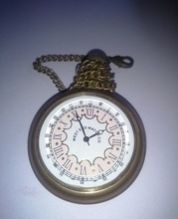 Collectible Brass Pocket Chain Watch