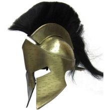Black Ancient Greek Corinthian Armor Helmet