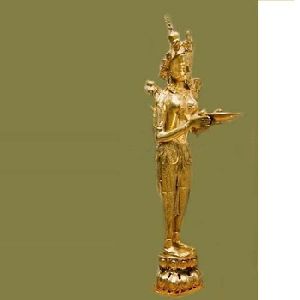 BRASS DECORATIVE TARA STATUE FOR HOME HOTEL AND PARTY