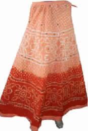 Ethnic bandhni TIE AND DYE SKIRTS