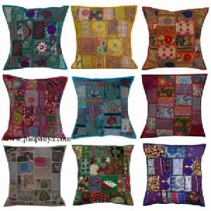 patchwork cushion cover