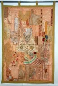 Patchwork Tapestry Indian Sari Patchwork Curtain