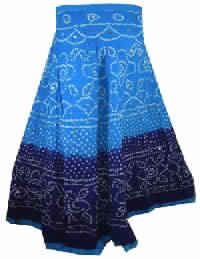 sequence work and drawstring work Skirt