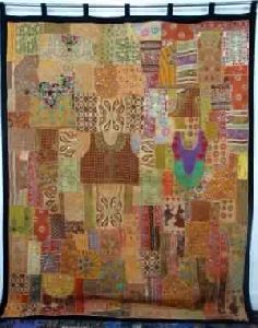 Vintage Sari Patchwork Tapestry Wall Hanging Curtains