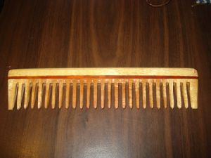 wooden comb