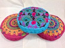 Cotton Suzani Embroidered Chair Pad