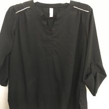 Black Casual Western Ladies blouse