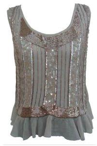 Sequins Work Short Top