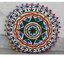 embroidery cushion cover