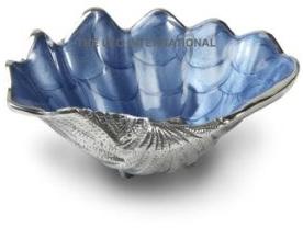 enamel blue metal bowl