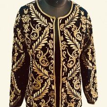 Embroidered damask Jacket