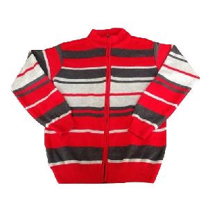 BOYS FRONT ZIP SWEATER