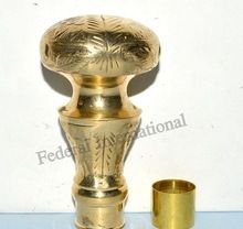 Brass Walking Stick Cane Victorian Head Vintage Amazing Style Handle CHWHL10