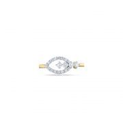 Arrobar diamond stud gold ring