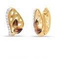 Flore Shine Diamond Gold Earring