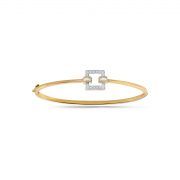 Hegelian Diamond Stud Gold Bracelet