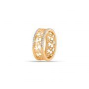 Omkara All Around Diamond Gold Ring