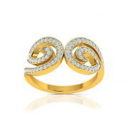 Virgin Queen Diamond Gold Ring