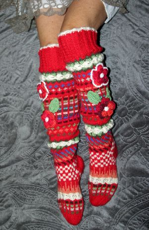 Hand Knitted Woolen Socks