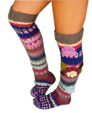 Hand Knitted Woolen Socks